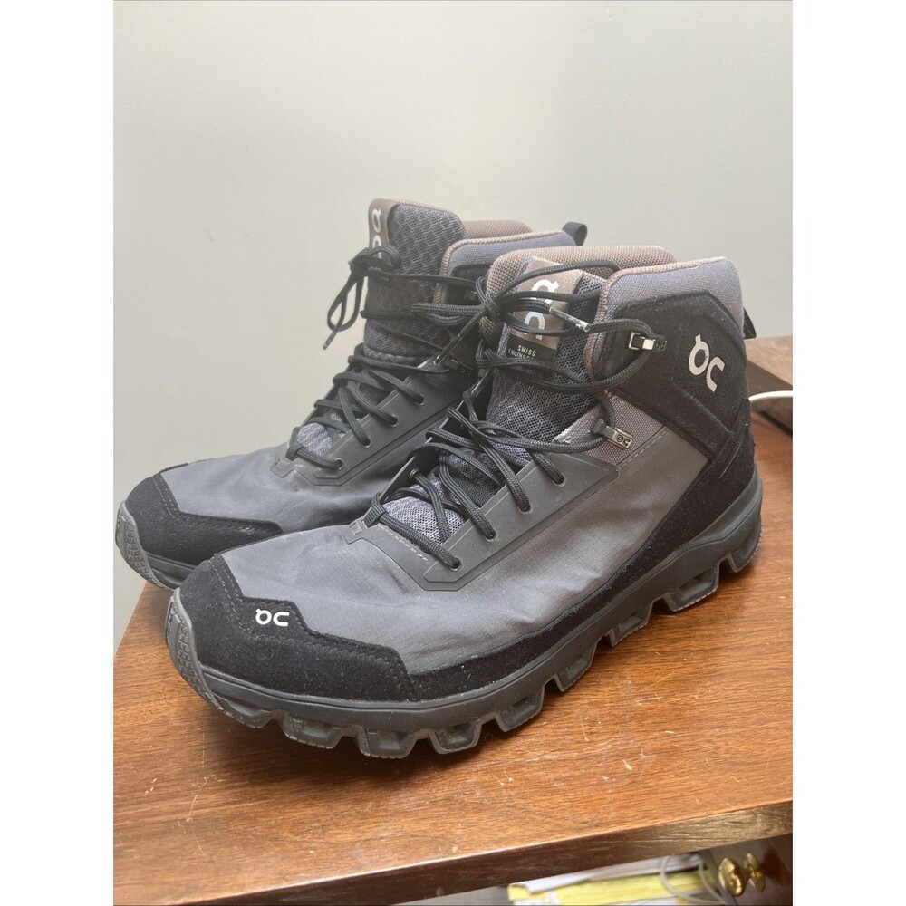 On Cloud Cloudridge Men's Hiking Boots Eclipse/Black US 10.5 men